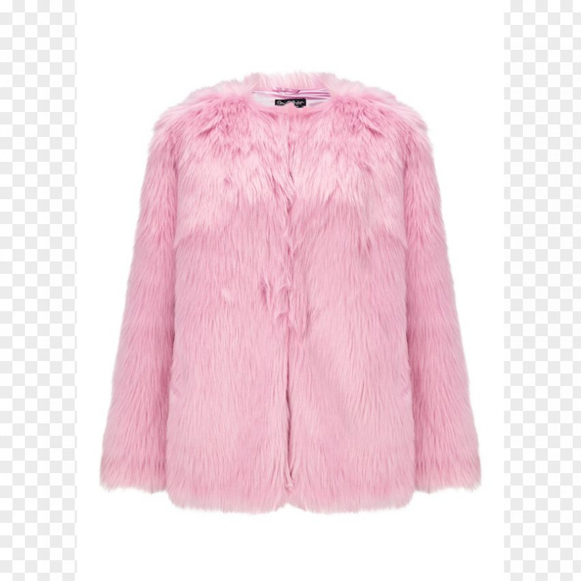 Fur Clothing Pink Coat Fake PNG