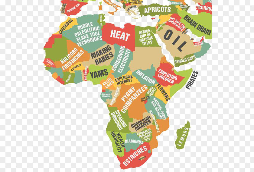 Map Of Africa World Country Geography PNG
