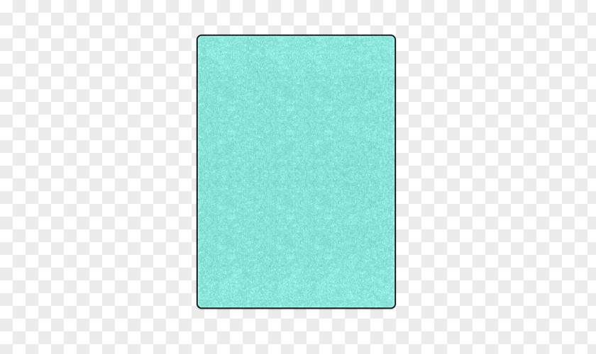 Mint Floral Turquoise Rectangle PNG