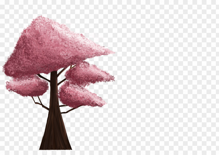 Sakura Tree Purple Magenta Violet Flower Petal PNG