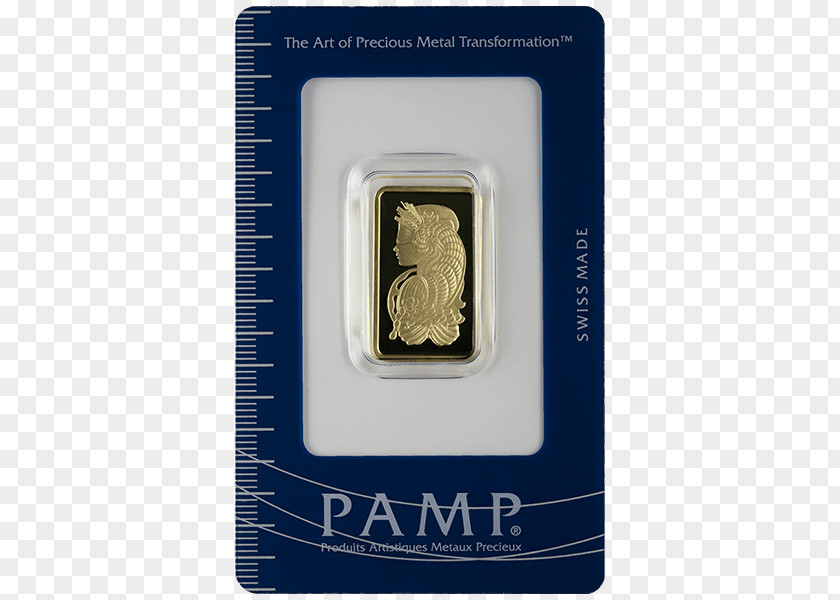 Switzerland Gold Bar PAMP Bullion PNG