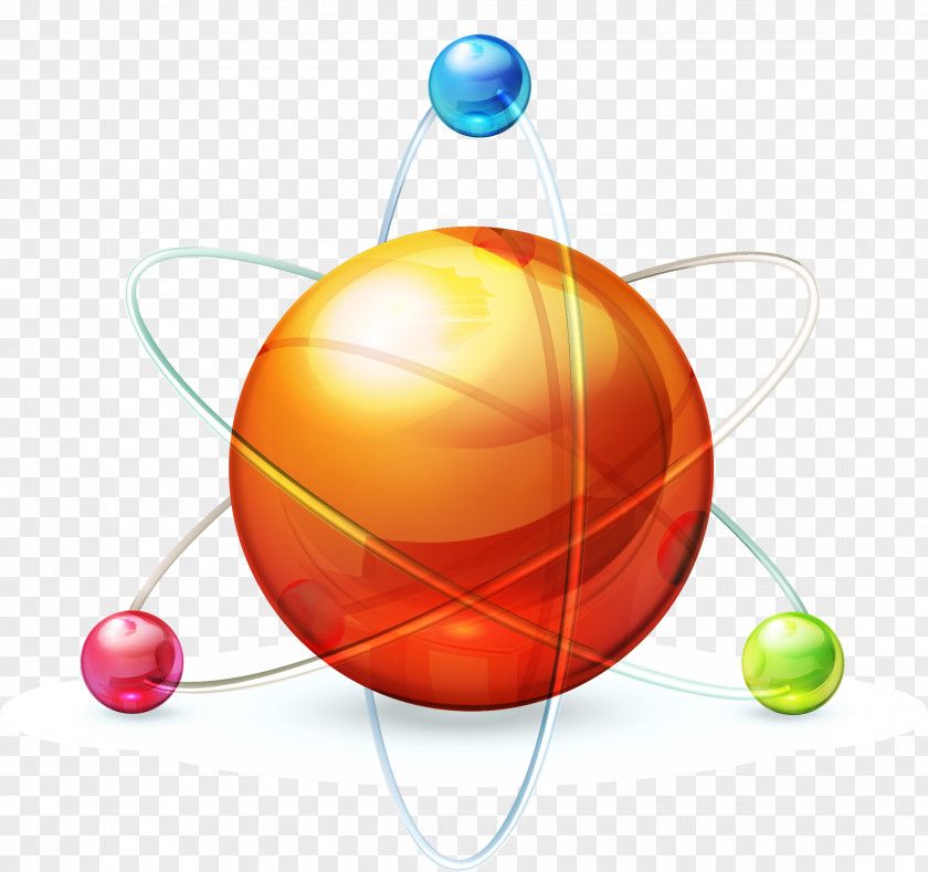 Vector Hand Painted Molecular Ball Chalcogenide Atom Molecule Electrical Conductivity PNG
