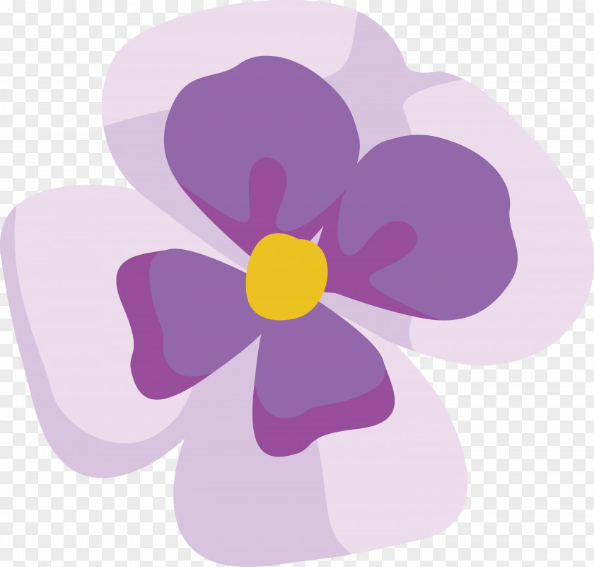 Violet Purple Petal Flower Plant PNG