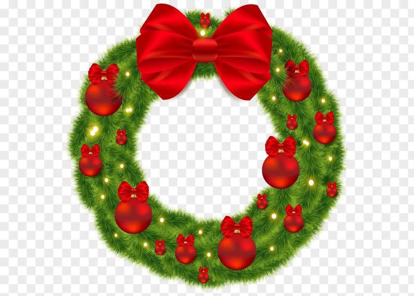 Christmas Ornament Wreath Decoration Santa Claus PNG