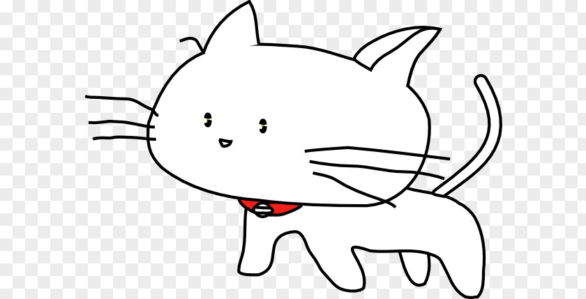 Cute Cat Cartoon Kitten Drawing Clip Art PNG