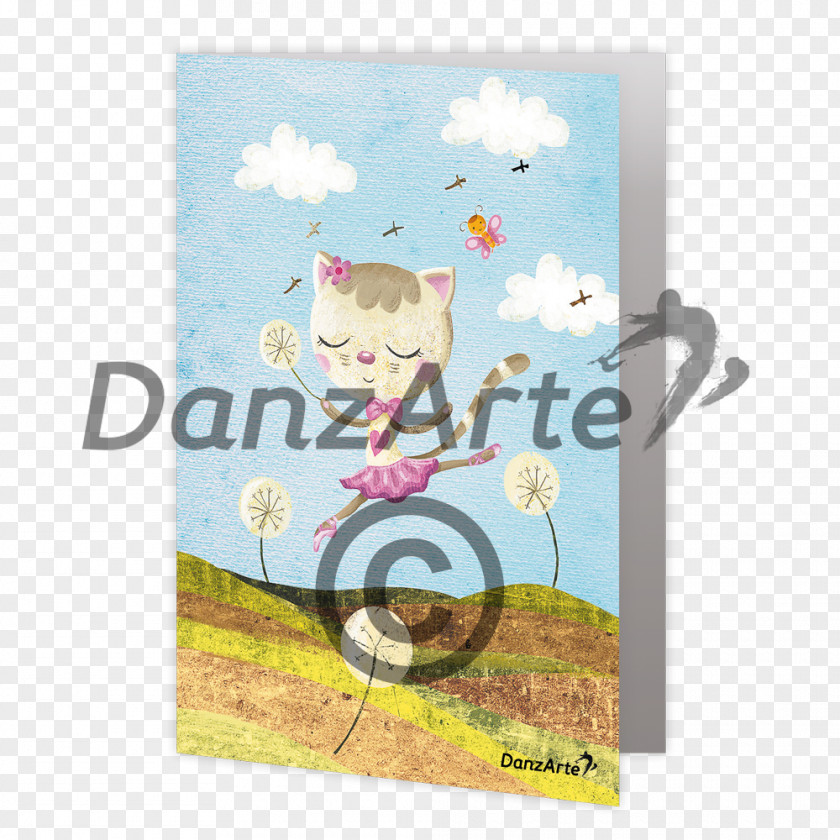 Dancing Card Animated Cartoon Illustration Product Font PNG