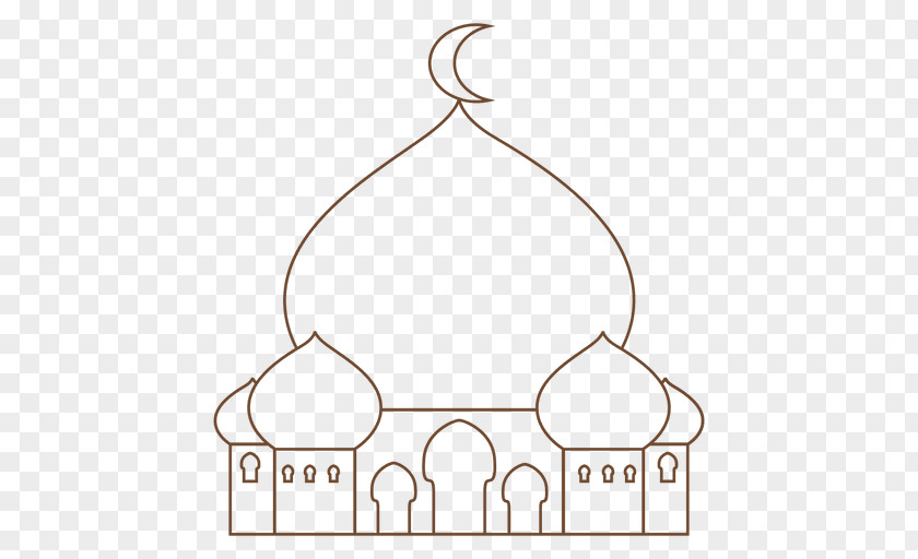 Kaaba Mosque Islam Line Art Clip PNG