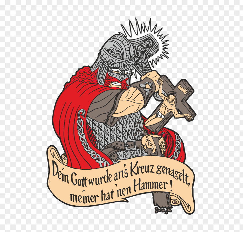Thor Odin Mjölnir Runes Hammer PNG