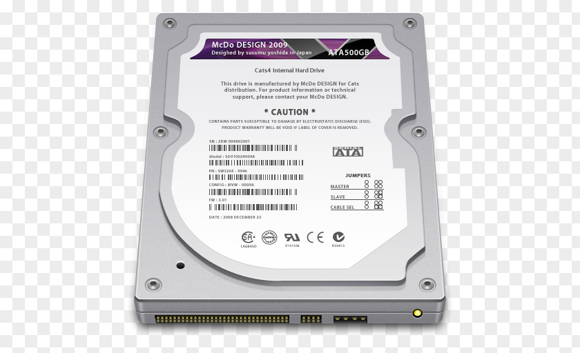 Internal Drive 640GB Data Storage Device Electronic Hard Disk Computer Component PNG