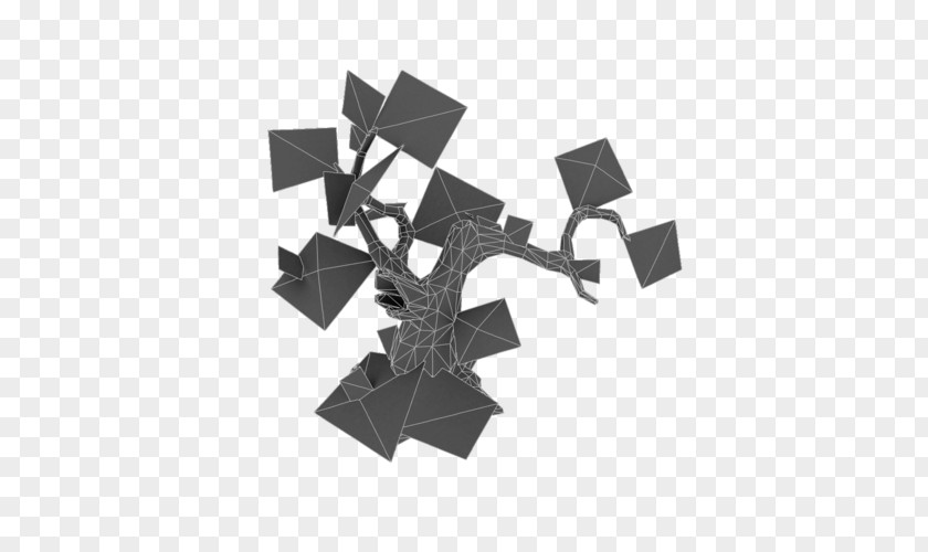 Dead Leaves Low Poly 3D Computer Graphics Modeling CGTrader PNG