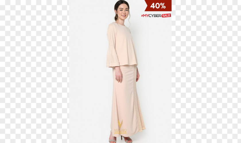 Dress Baju Kurung Fashion Pesak Kebaya PNG