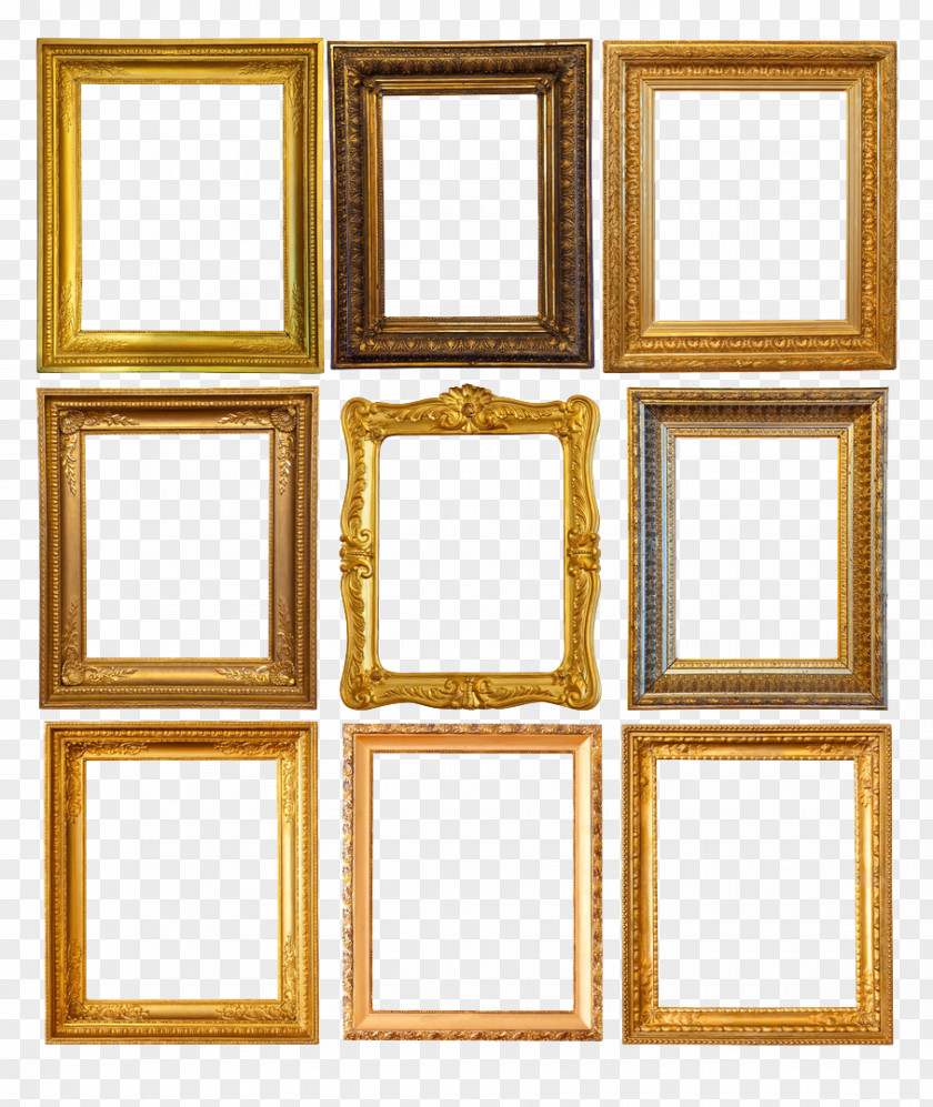 Frame Gold Picture Frames Stock Photography Clip Art PNG