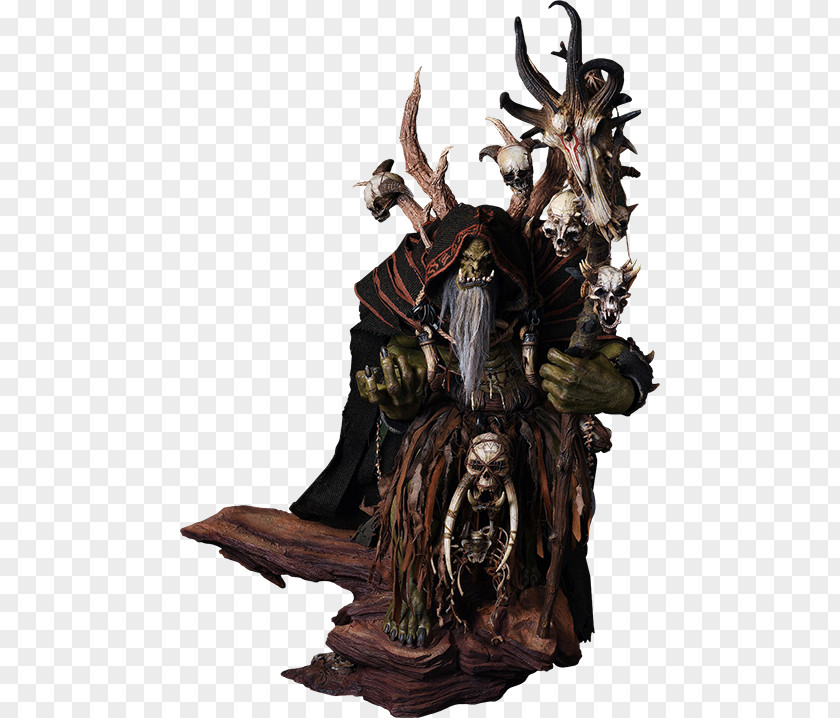 Grom Hellscream Gul'dan Figurine Sideshow Collectibles World Of Warcraft Statue PNG
