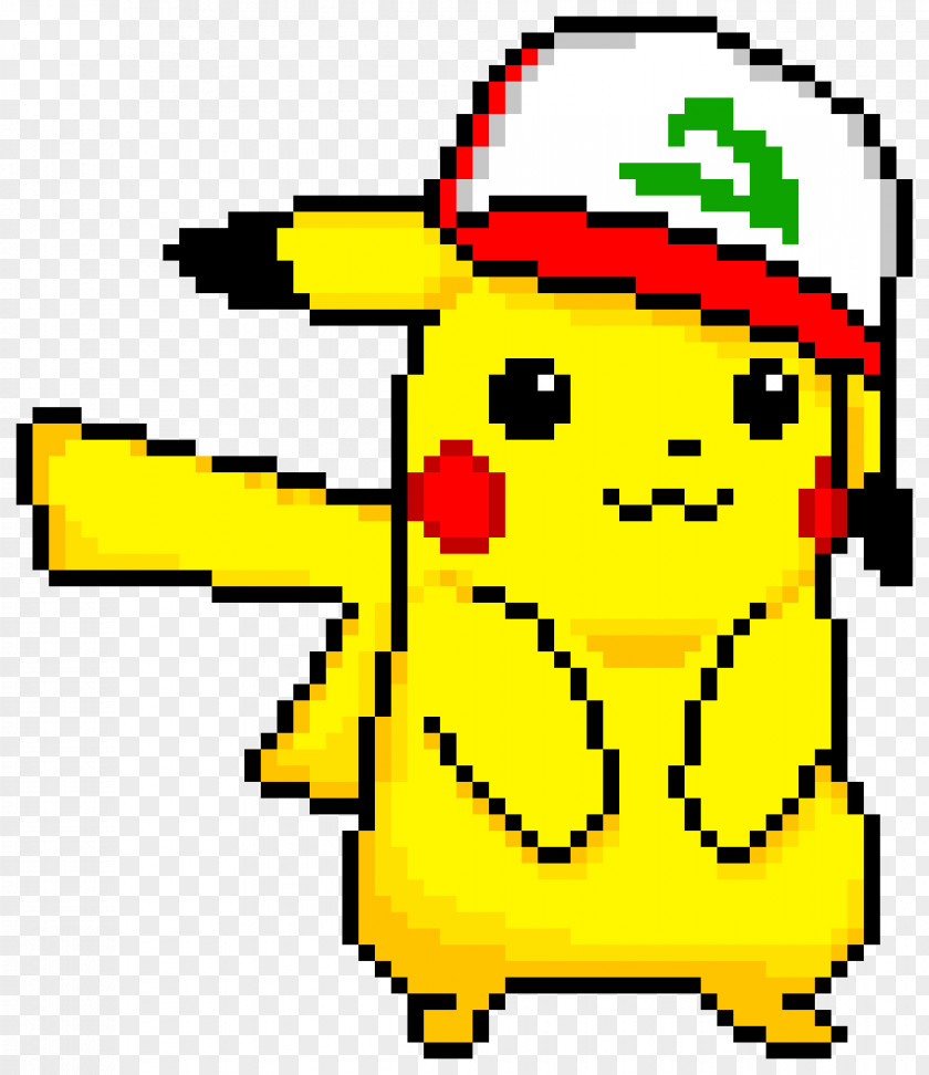 Pixel Art Templates Pokemon Pikachu Ash Ketchum PNG