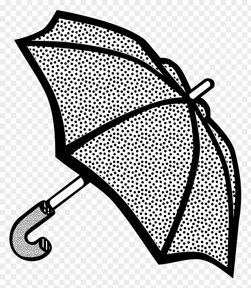 Rain Line Art Umbrella PNG