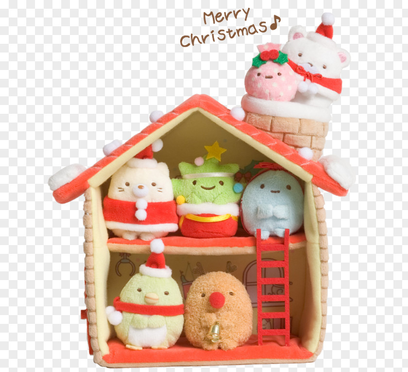 Sumikko Gurashi Stuffed Animals & Cuddly Toys Christmas San-X Gift PNG
