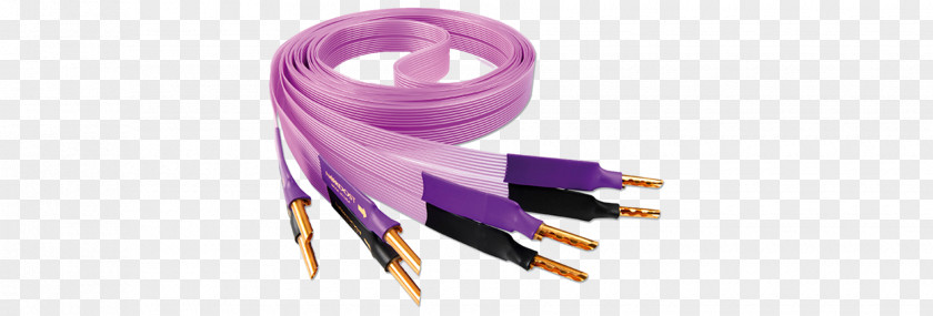 Purple Flare Speaker Wire Electrical Cable Nordost Corporation Loudspeaker Bi-wiring PNG