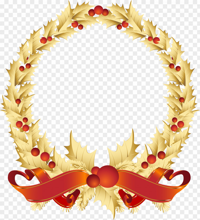 Wreath Christmas Decoration PNG