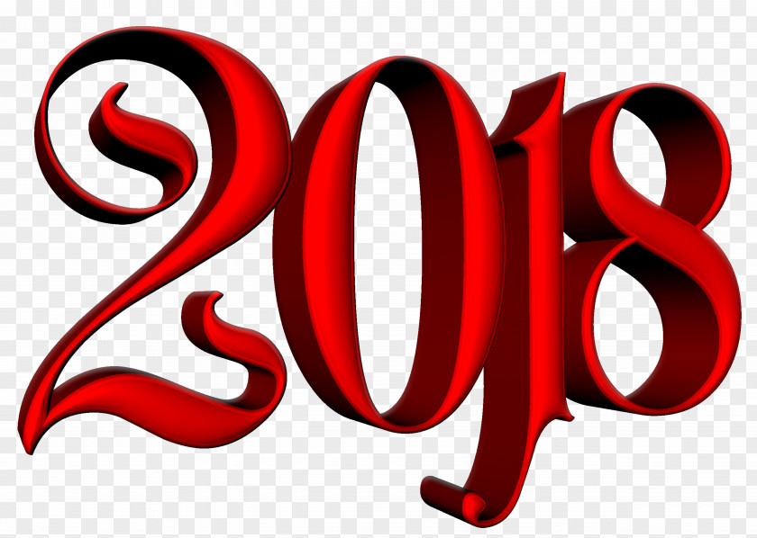 2018 Deco Transparent Clip Art Image New Year Download PNG