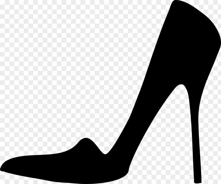 Black Heels High-heeled Shoe Clip Art PNG