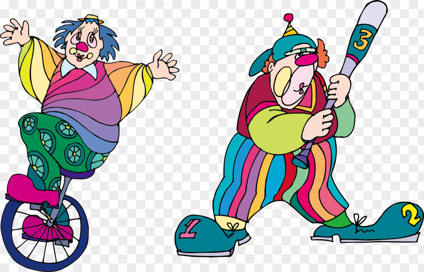 Cartoon Clown Clip Art PNG