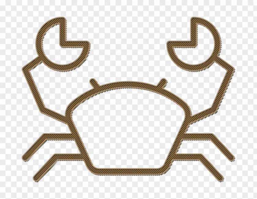 Crab Icon Summer PNG