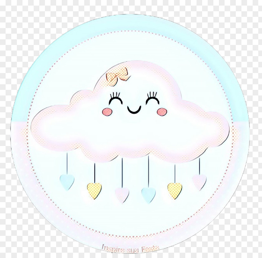 Fictional Character Plate Cartoon Cloud Pink Nose Meteorological Phenomenon PNG