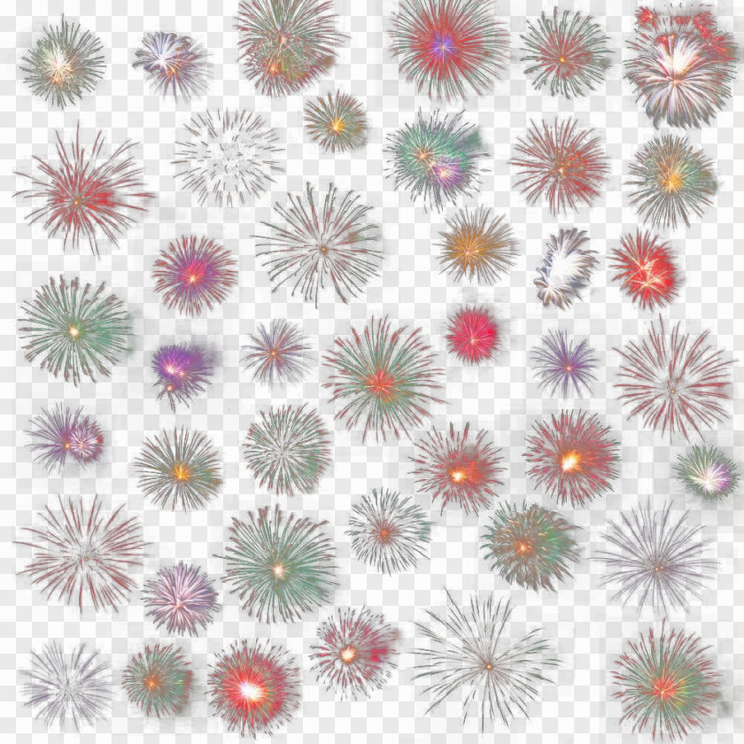 Fireworks Decorative Material Download PNG