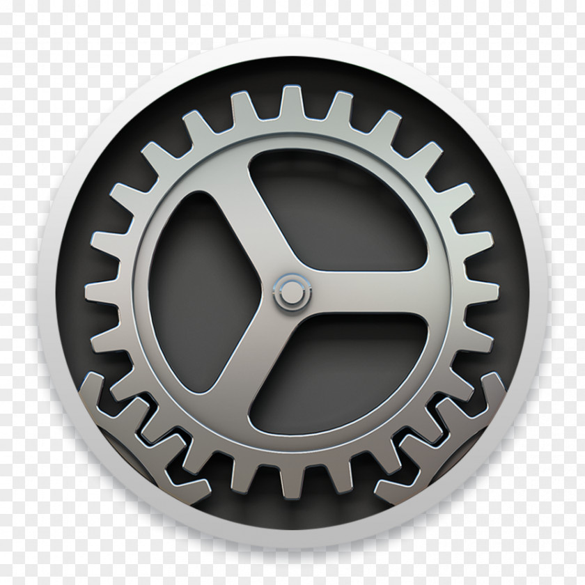 Gears System Preferences MacOS OS X Yosemite Operating Systems PNG