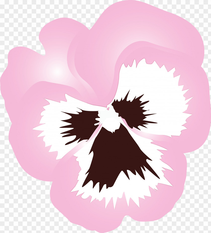 Pink Plant Flower Petal Heart PNG