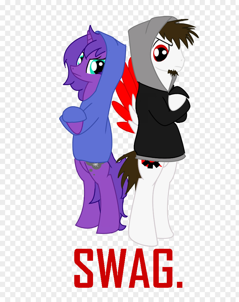 Swag Horse Pony Graphic Design Poster PNG