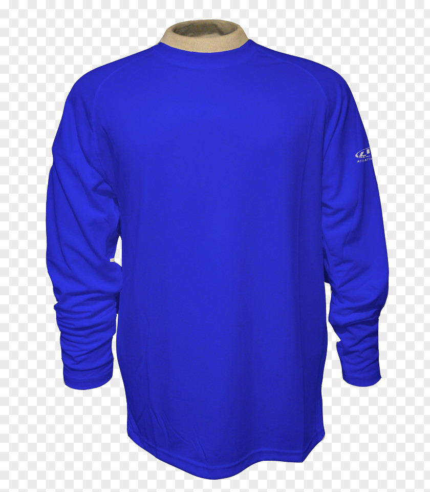 T-shirt Long-sleeved Sports Fan Jersey Cobalt Blue PNG