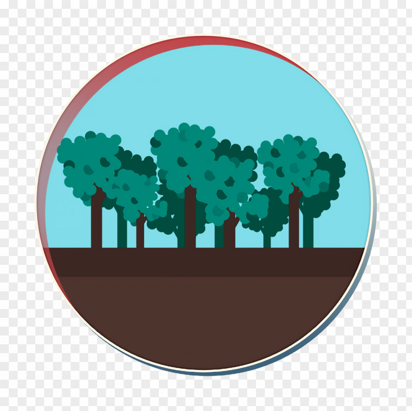 Logo Broccoli Forest Icon Jungle Tree PNG