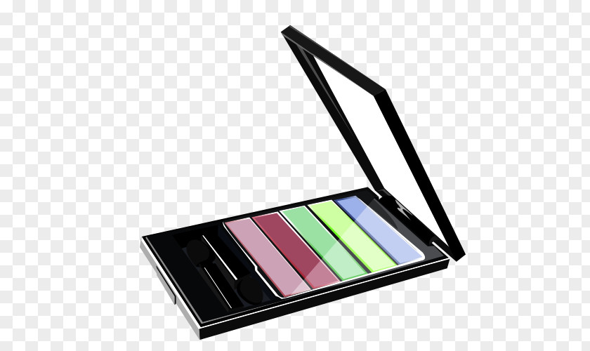 Cartoon Eye Shadow Box Cosmetics Illustration PNG