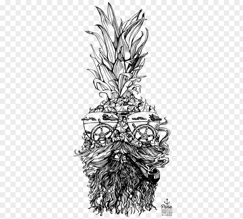 Flower Pine Family Tree Drawing PNG