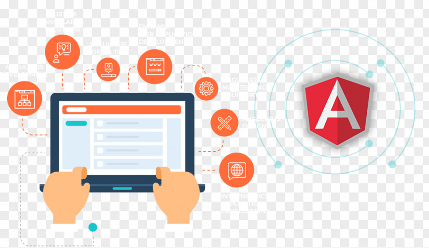 Technology Banner AngularJS Laravel JavaScript Web Hosting Service PNG