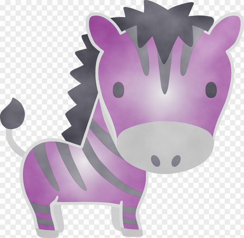 Cartoon Pink Purple Violet Snout PNG