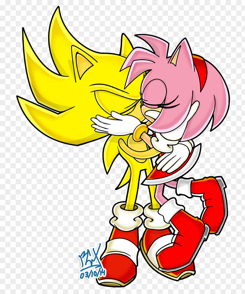 Kiss Drawing Sonic The Hedgehog Amy Rose Shadow Chaos Tails PNG