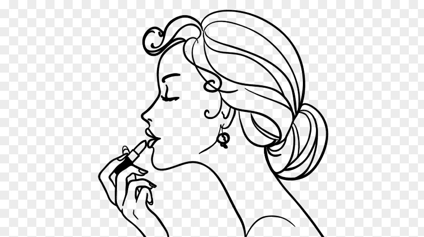 Lipstick Coloring Book Cosmetics Drawing PNG