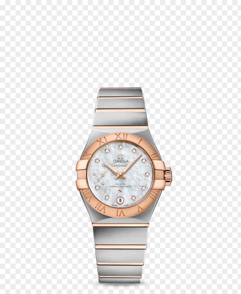 Mechanical Omega SA Watch Coaxial Escapement Constellation Jewellery PNG
