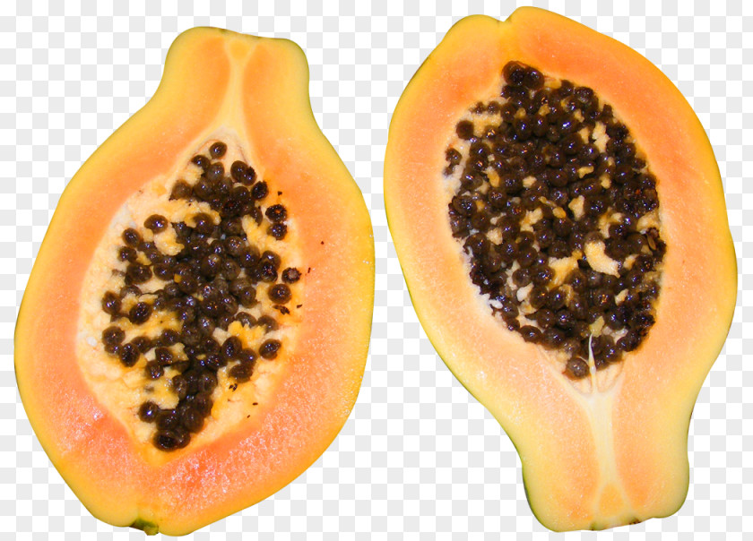 Papaya Mountain Fruit Food Display Resolution PNG