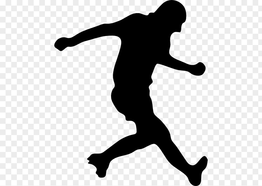 Soccer Player Silhouette Football Clip Art PNG