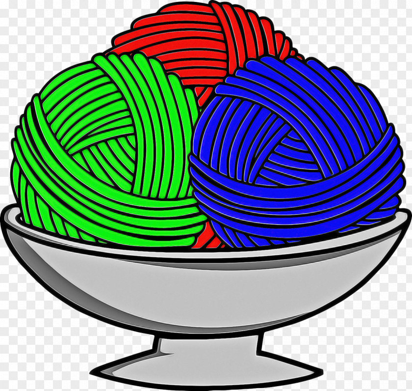 Storage Basket Sphere Yarn Line PNG