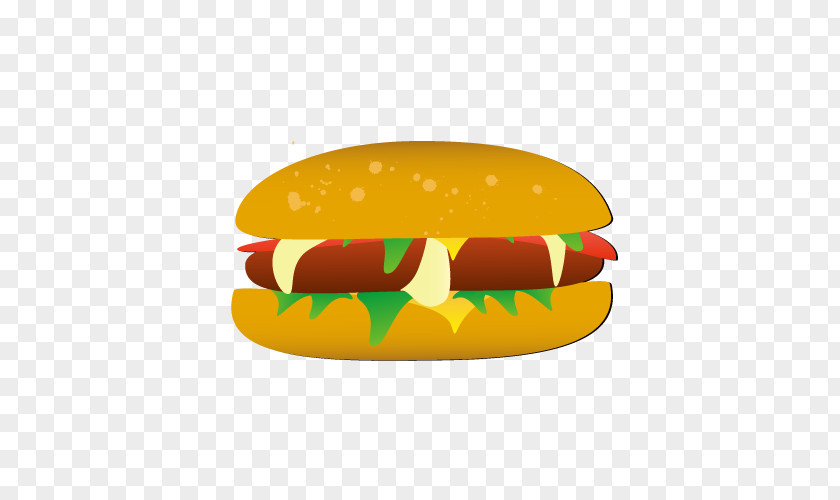 Vector Fast Food Hamburgers Hot Dogs Dog Cheeseburger Hamburger PNG