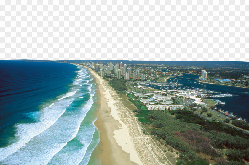 Australian Beach Surfers Paradise Gold Coast Seaway Sunshine Coast, Queensland Main Beach, Southport Spit PNG