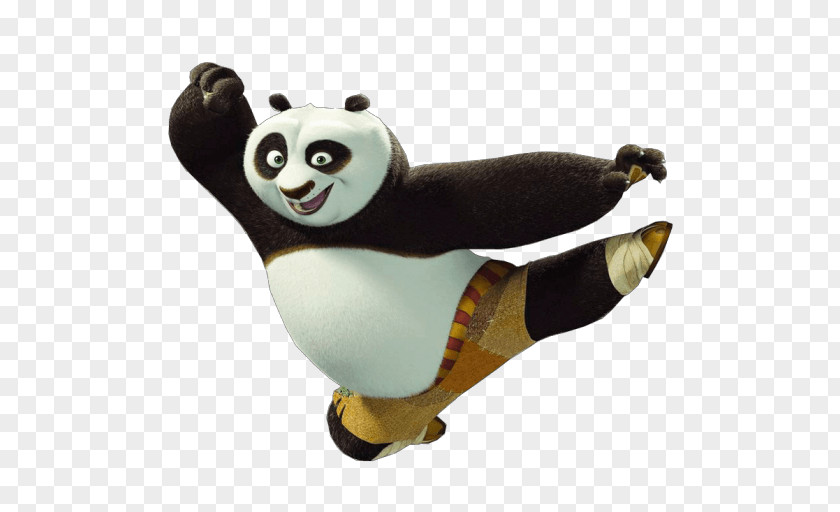 Fu Po Giant Panda Master Shifu Kung Animation PNG