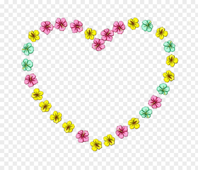 Lei Jewelry Making Heart Body Yellow Fashion Accessory Jewellery PNG