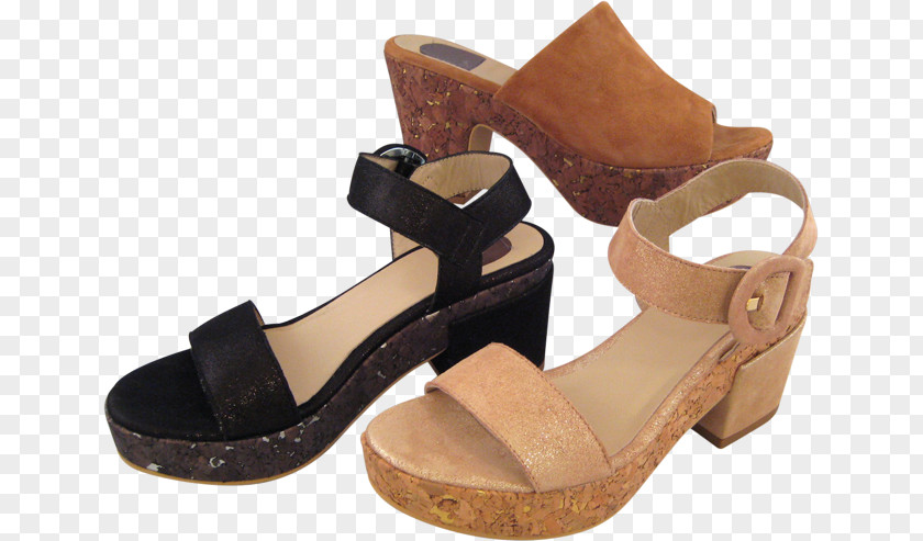 Mid Copy Suede Sandal Shoe Product PNG