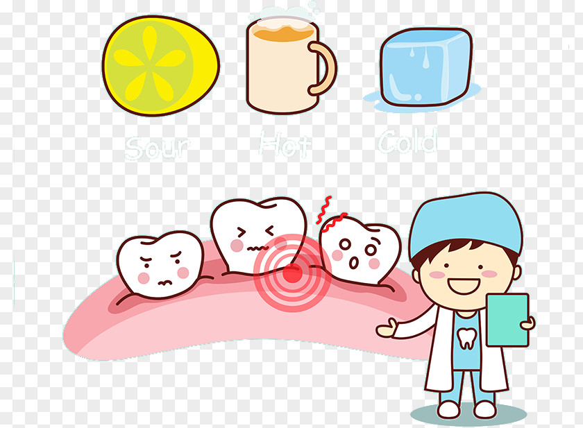 Cartoon Dentist Teeth Tooth Dentistry Illustration PNG