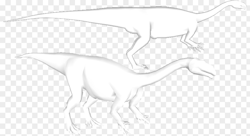 Velociraptor Tyrannosaurus Drawing Line Art Sketch PNG